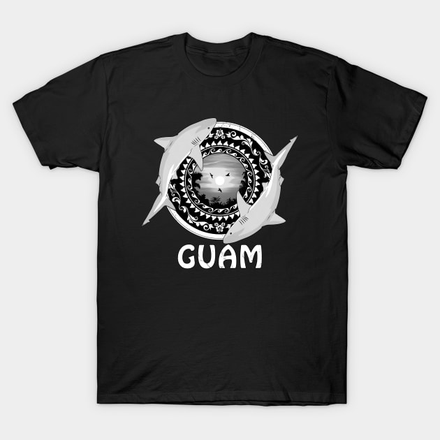 Bull Sharks Guam Diving T-Shirt by NicGrayTees